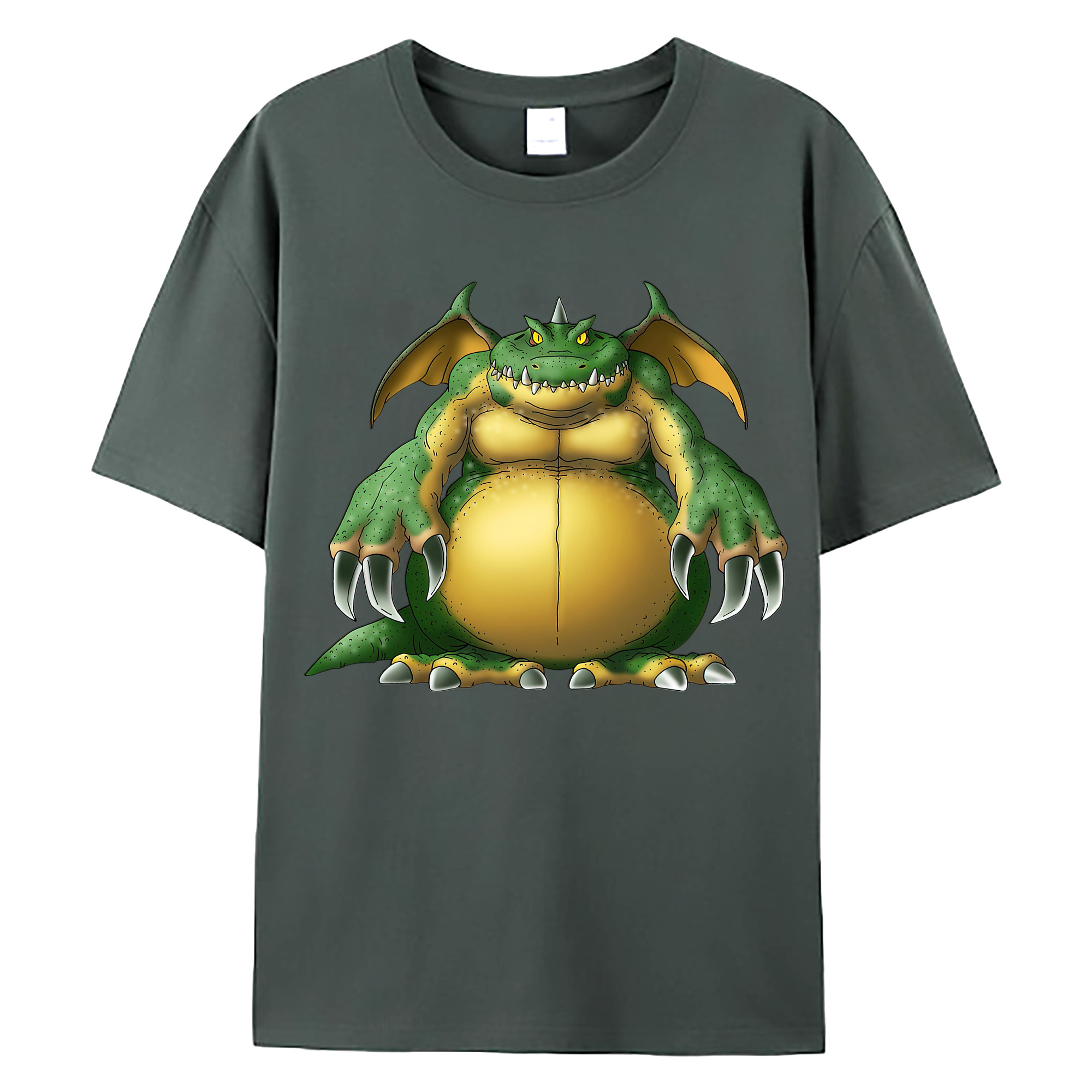 （画像用） ドラゴンクエスト Doragon Kuesuto Dragon Quest 綿100％ メンズ半袖Tシャツ｜肌触りやわらか＆通気性